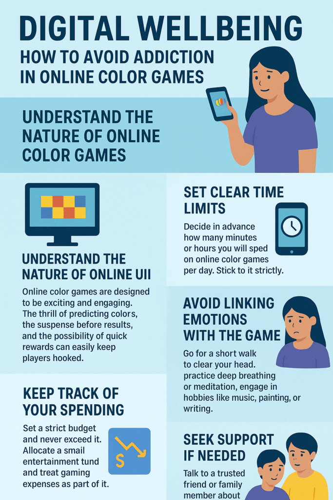 Digital Wellbeing: How to Avoid Addiction in Online Color Games